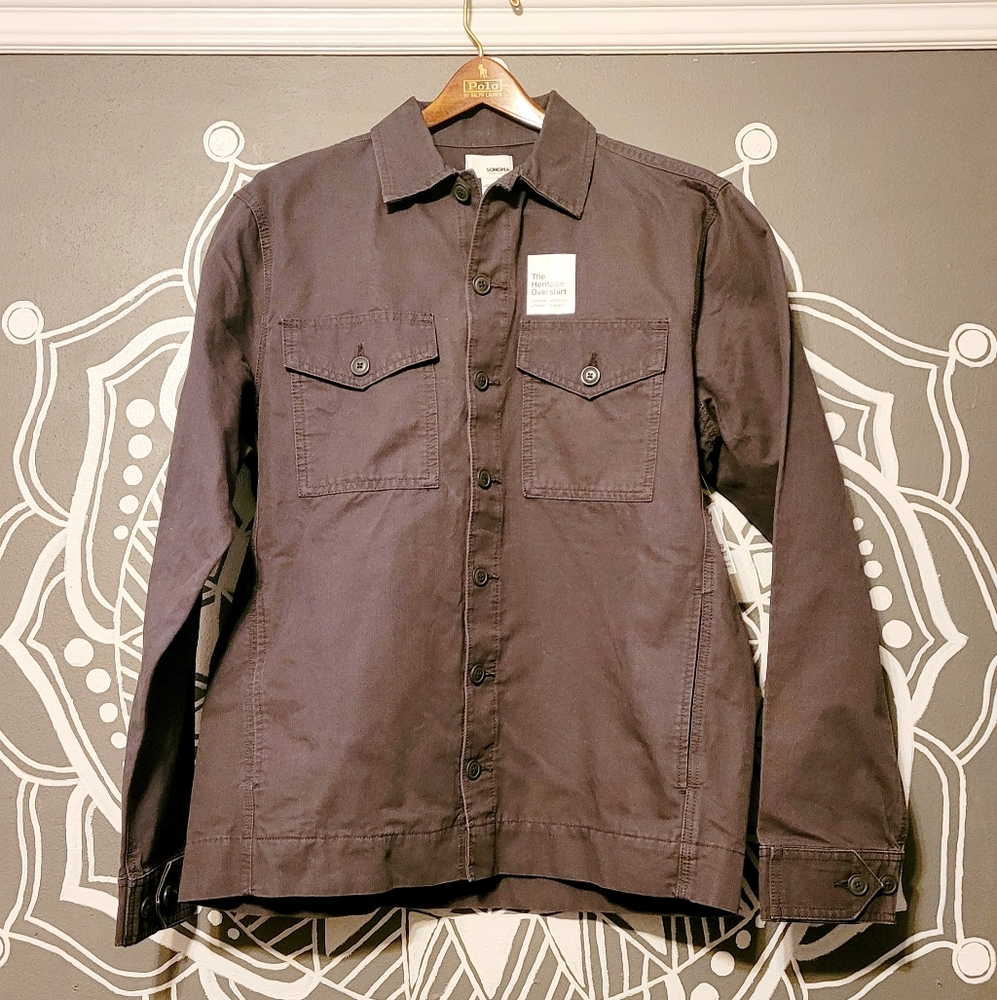 Sonoma The Heritage Canvas Overshirt Dark Gray